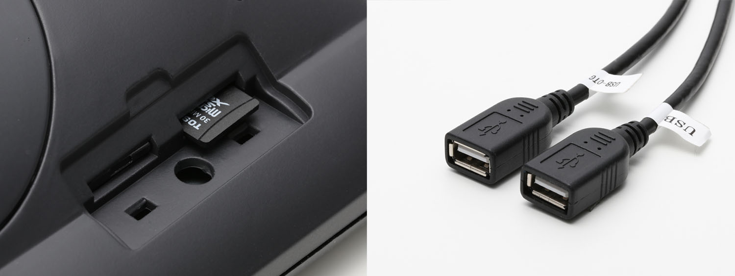 USB/MicroSDカードスロット